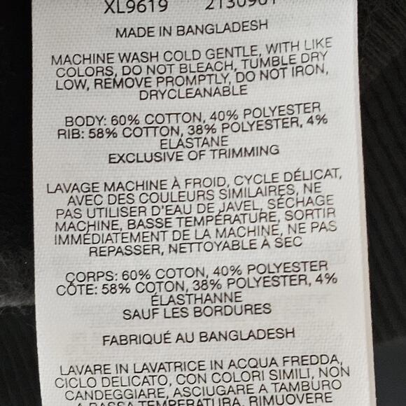 NWT Columbia Women's Black/Aldermore Crew Sweatshirt Size L - Picture 6 of 8